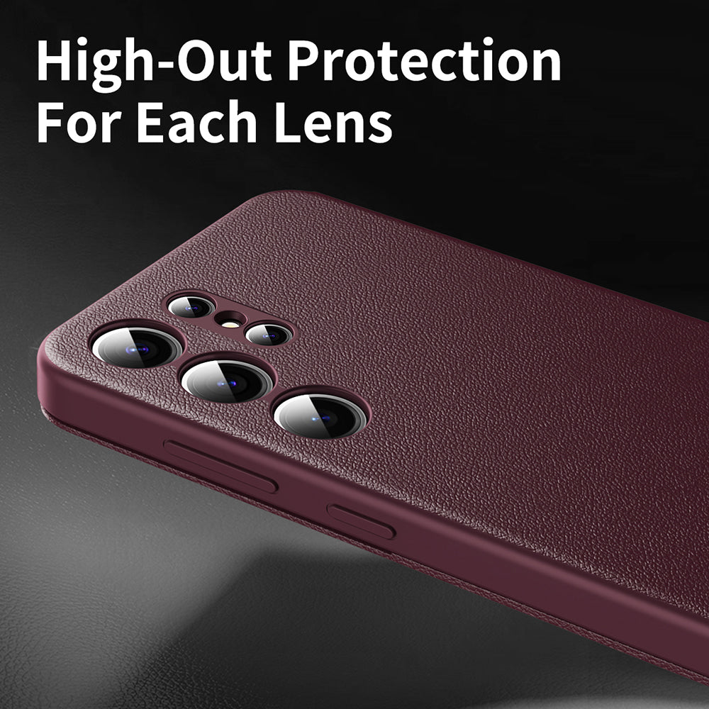 Θήκη για Samsung Galaxy S23 Ultra S918, Techsuit, SmartView, Κόκκινο