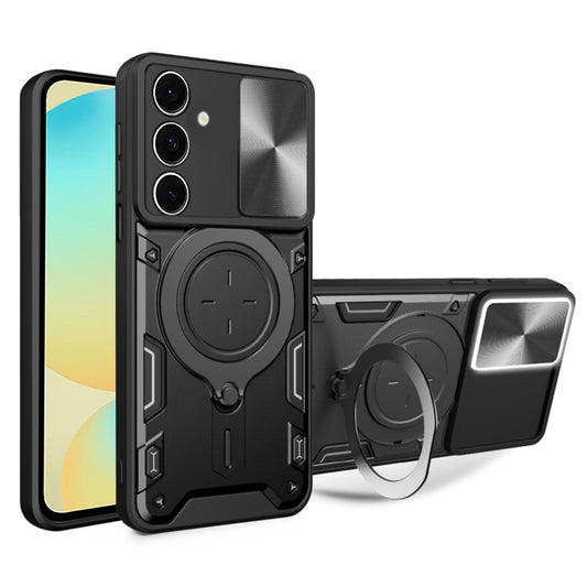 Θήκη για Samsung Galaxy S24 FE S721, Techsuit, CamGuard Pro, Μαύρο