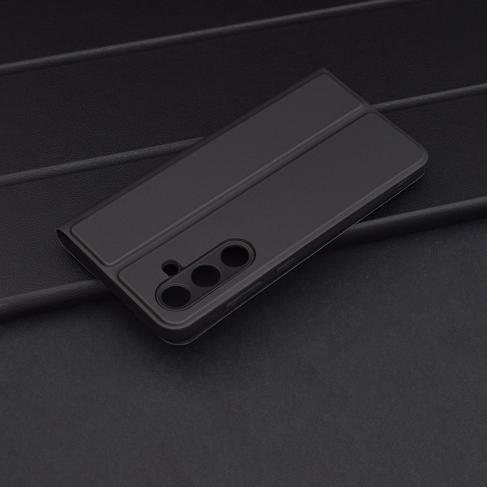 Θήκη για Samsung Galaxy S24 FE S721, Techsuit, Magskin Book, Μαύρη