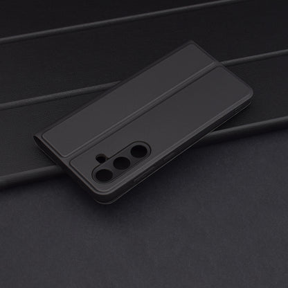 Θήκη για Samsung Galaxy S24 FE S721, Techsuit, Magskin Book, Μαύρη