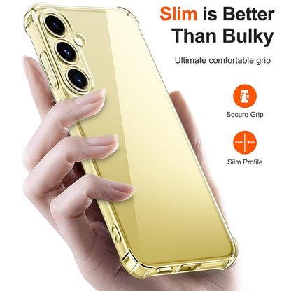 Θήκη για Samsung Galaxy S24 FE S721, Techsuit, Ανθεκτική σε Κρούσεις Διαφανής, Διάφανη