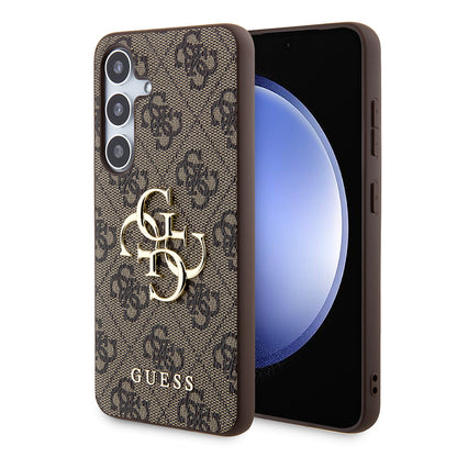 Θήκη για Samsung Galaxy S24+ S926, Guess, 4G Big Logo, Καφέ