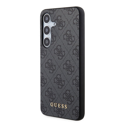 Θήκη για Samsung Galaxy S24+ S926, Guess, 4G Metal Gold Logo, Μαύρη