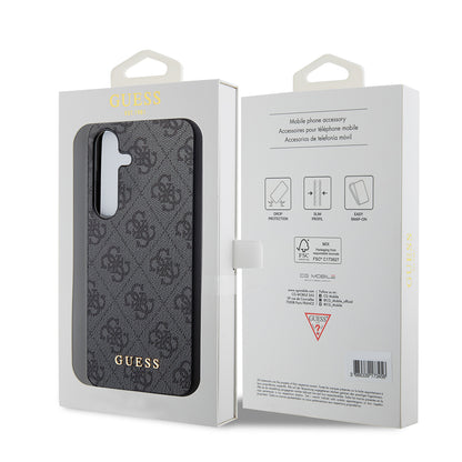 Θήκη για Samsung Galaxy S24+ S926, Guess, 4G Metal Gold Logo, Μαύρη