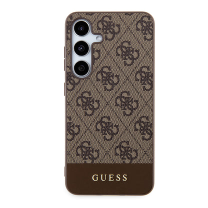 Θήκη για Samsung Galaxy S24+ S926, Guess, 4G Stripe, Καφέ