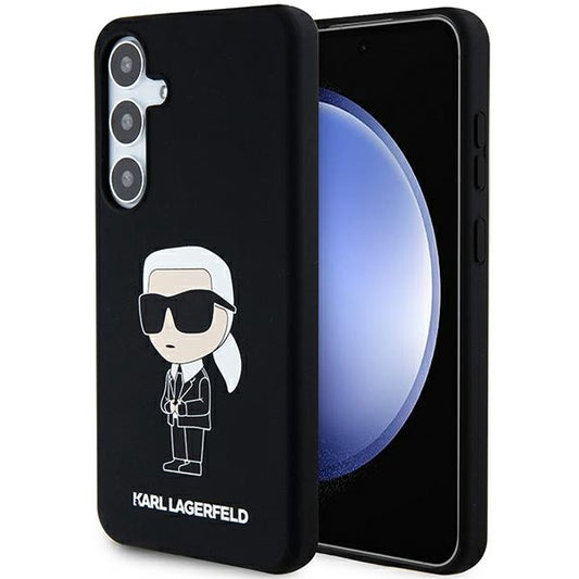 Θήκη για Samsung Galaxy S24+ S926, Karl Lagerfeld, Silicone Ikonik NFT, Μαύρη