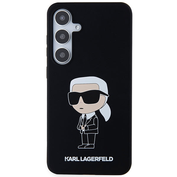 Θήκη για Samsung Galaxy S24+ S926, Karl Lagerfeld, Silicone Ikonik NFT, Μαύρη