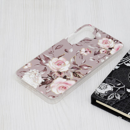 Case for Samsung Galaxy S24+ S926, Techsuit, Marble, Gray