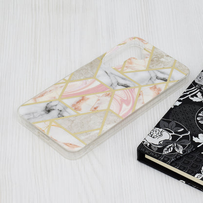 Θήκη για Samsung Galaxy S24+ S926, Techsuit, Marble, Ροζ