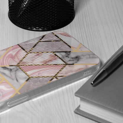 Θήκη για Samsung Galaxy S24+ S926, Techsuit, Marble, Ροζ