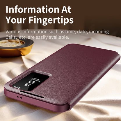 Case for Samsung Galaxy S24+ S926, Techsuit, SmartView, Red