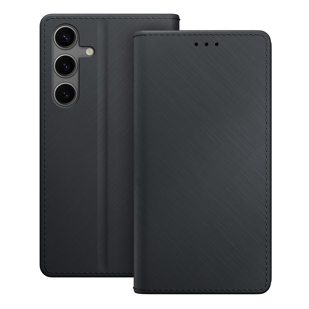 Θήκη για Samsung Galaxy S24 S921, 3MK, Πορτοφόλι, Μαύρο