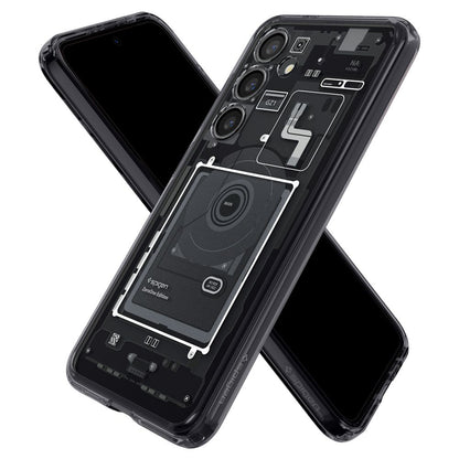 Θήκη για Samsung Galaxy S24 S921, Spigen, Ultra Hybrid Zero One, Ματ Μαύρη ACS07350