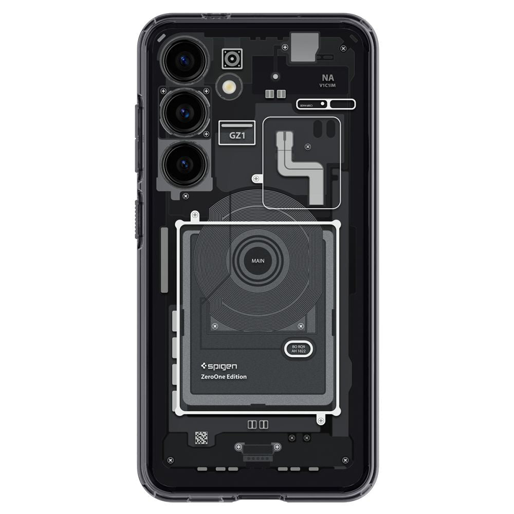 Θήκη για Samsung Galaxy S24 S921, Spigen, Ultra Hybrid Zero One, Ματ Μαύρη ACS07350