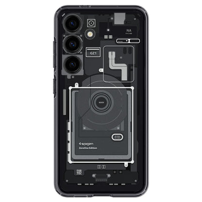 Θήκη για Samsung Galaxy S24 S921, Spigen, Ultra Hybrid Zero One, Ματ Μαύρη ACS07350