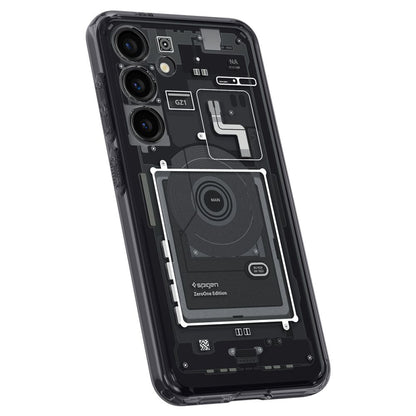 Θήκη για Samsung Galaxy S24 S921, Spigen, Ultra Hybrid Zero One, Ματ Μαύρη ACS07350