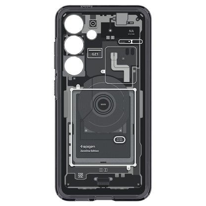 Θήκη για Samsung Galaxy S24 S921, Spigen, Ultra Hybrid Zero One, Ματ Μαύρη ACS07350