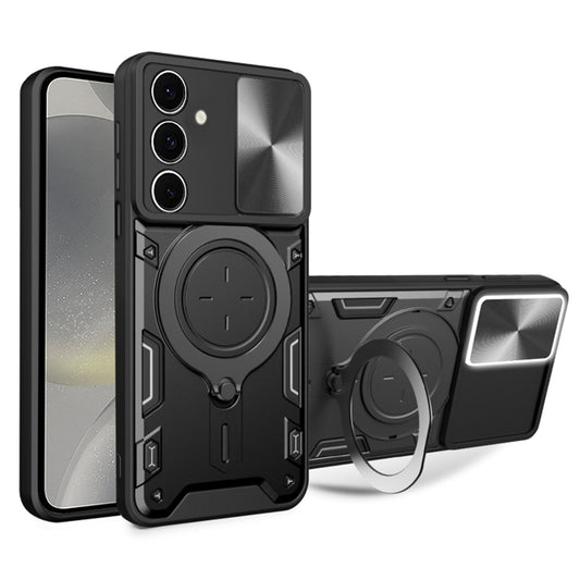 Θήκη για Samsung Galaxy S24 S921, Techsuit, CamGuard Pro, Μαύρο