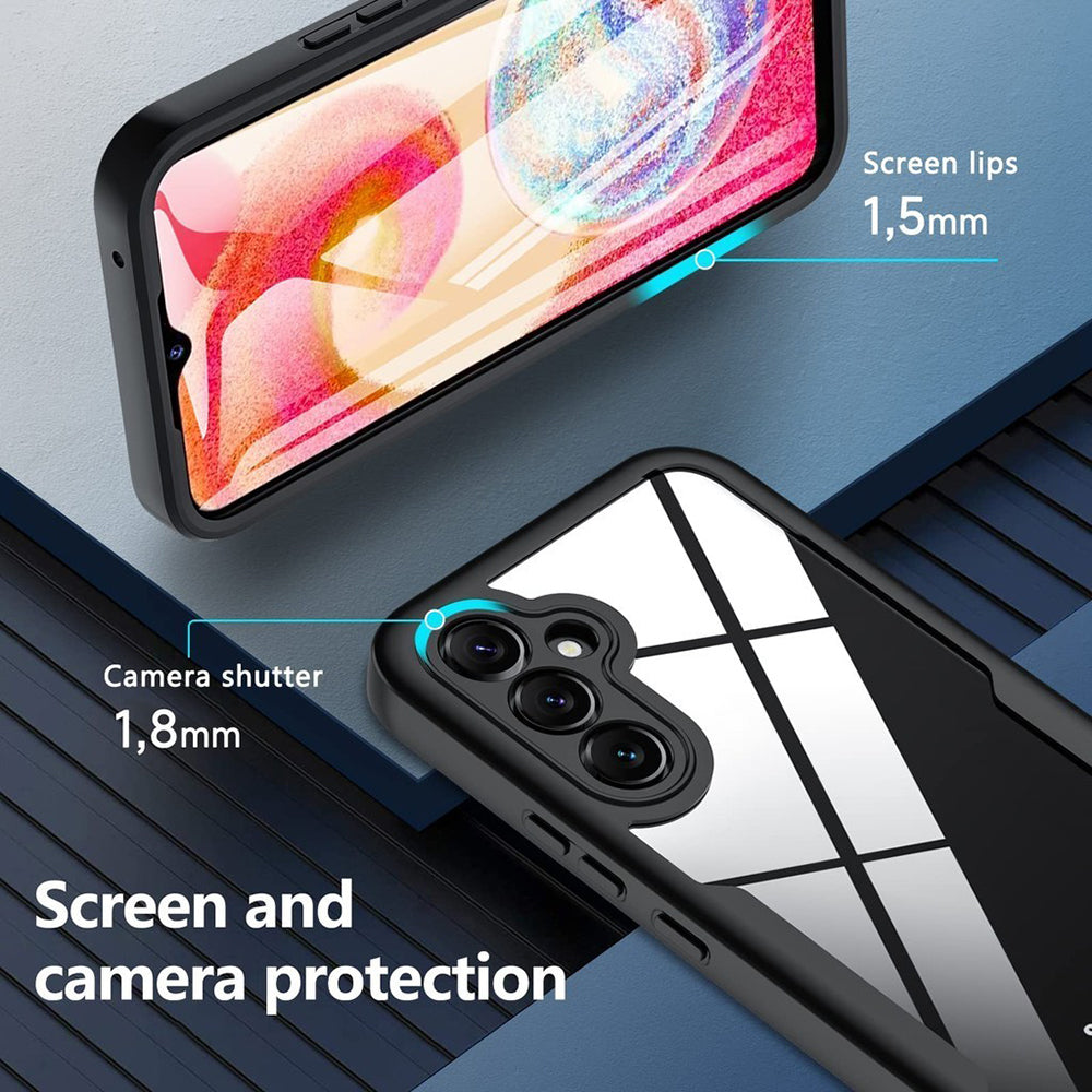 Θήκη για Samsung Galaxy S24 S921, Techsuit, ColorVerse 360, Μαύρο