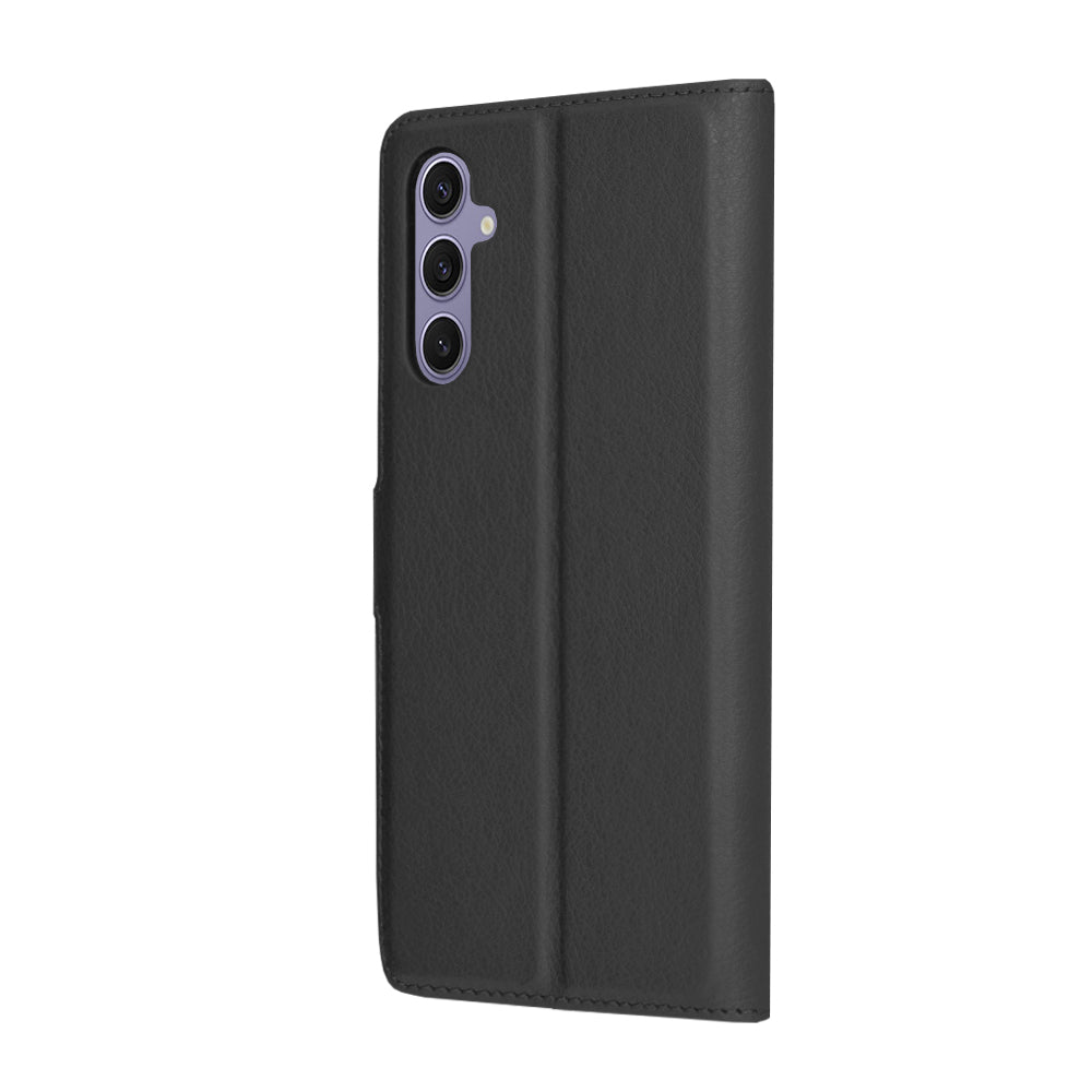 Θήκη για Samsung Galaxy S24 S921, Techsuit, Δερμάτινο Φολιο, Μαύρο