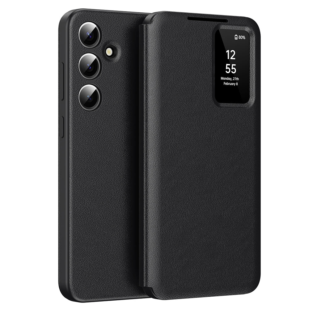 Θήκη για Samsung Galaxy S24 S921, Techsuit, SmartView, Μαύρο