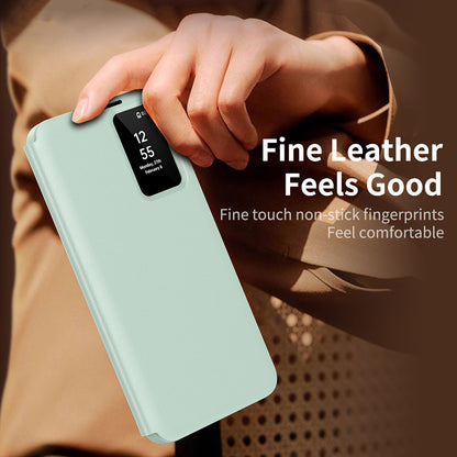 Case for Samsung Galaxy S24 S921, Techsuit, SmartView, Green