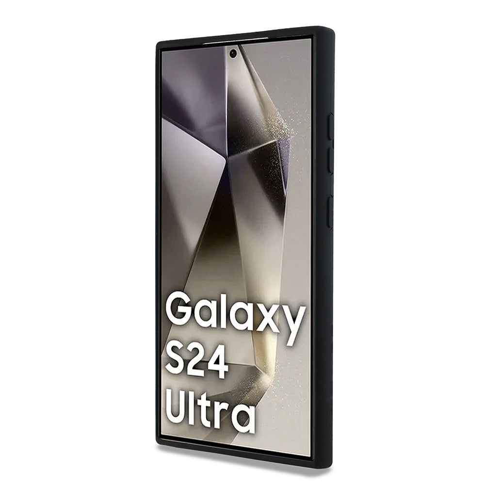 Θήκη για Samsung Galaxy S24 Ultra S928, Karl Lagerfeld, Silicone Karl & Choupette, Μαύρη