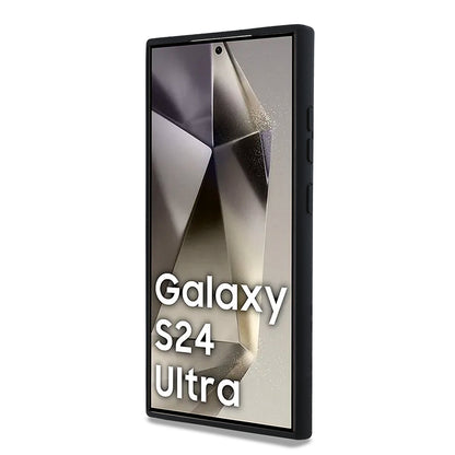 Θήκη για Samsung Galaxy S24 Ultra S928, Karl Lagerfeld, Silicone Karl & Choupette, Μαύρη