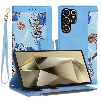 Θήκη για Samsung Galaxy S24 Ultra S928, Techsuit, FlipCraft, Μπλε