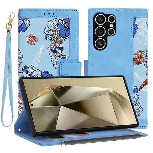 Θήκη για Samsung Galaxy S24 Ultra S928, Techsuit, FlipCraft, Μπλε