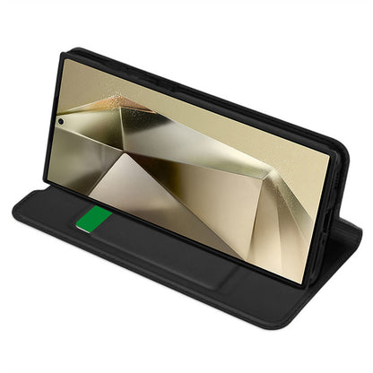 Θήκη για Samsung Galaxy S24 Ultra S928, Techsuit, Magskin Book, Μαύρη