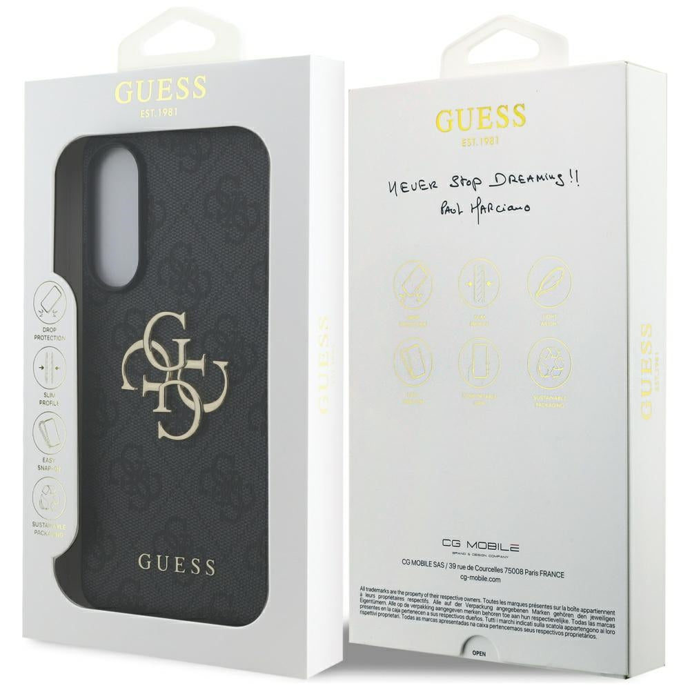 Θήκη για Samsung Galaxy S25 Edge S937, Guess, Big 4G Logo Classic, Μαύρη