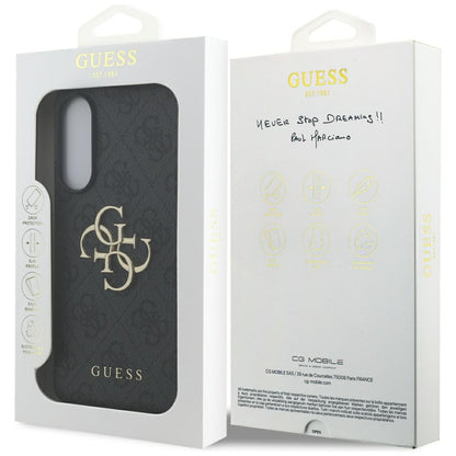 Θήκη για Samsung Galaxy S25 Edge S937, Guess, Big 4G Logo Classic, Μαύρη
