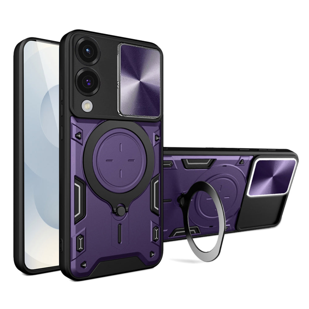 Θήκη για Samsung Galaxy S25 Edge S937, Techsuit, CamGuard Pro, Μωβ