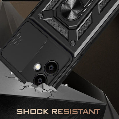 Case for Samsung Galaxy S25 Edge S937, Techsuit, CamShield, Black