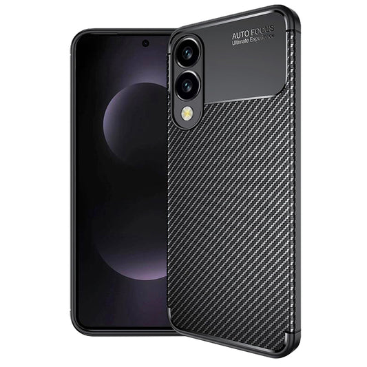 Θήκη για Samsung Galaxy S25 Edge S937, Techsuit, CarbonFiber, Μαύρο