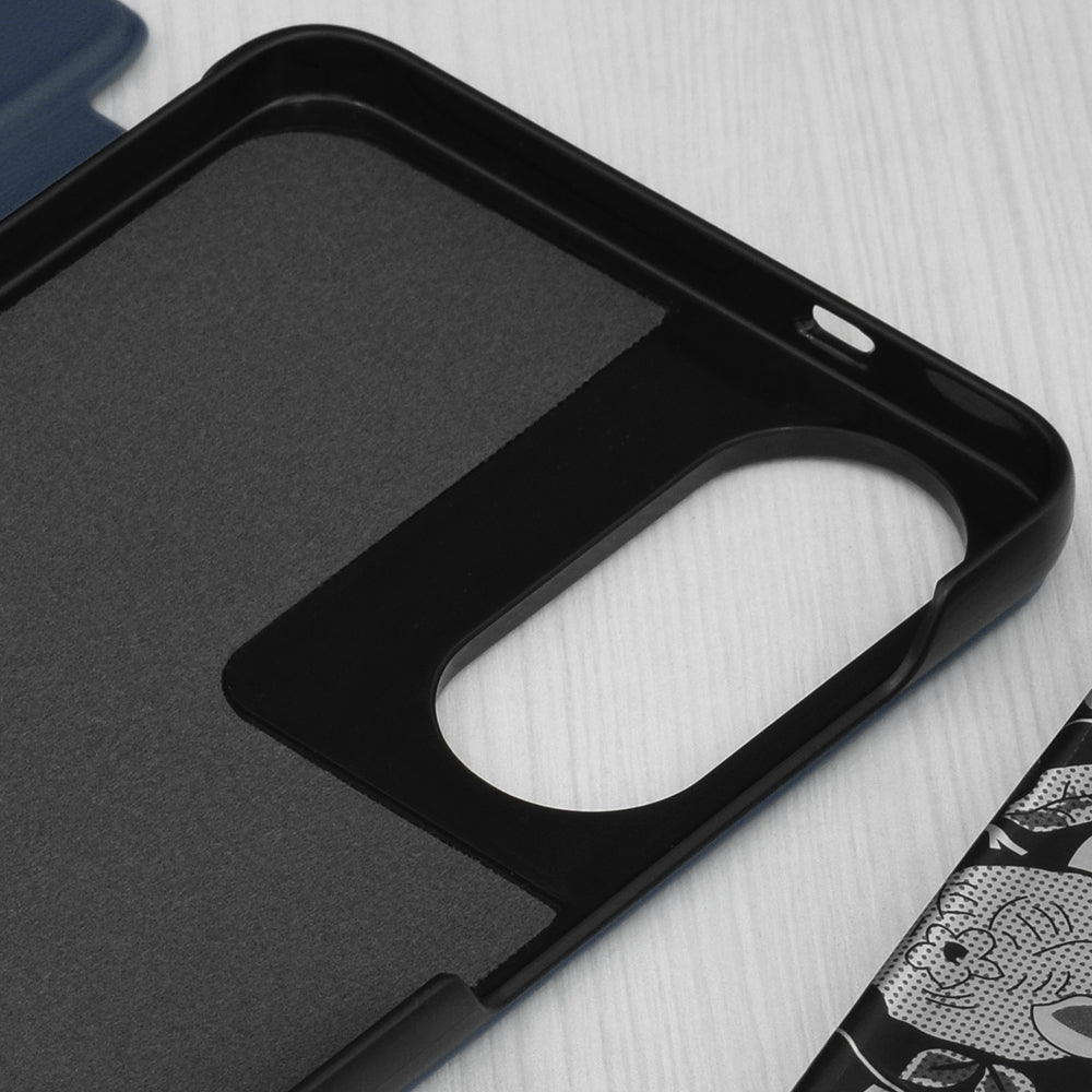 Θήκη για Samsung Galaxy S25 Edge S937, Techsuit, eFold, Σκούρο Μπλε