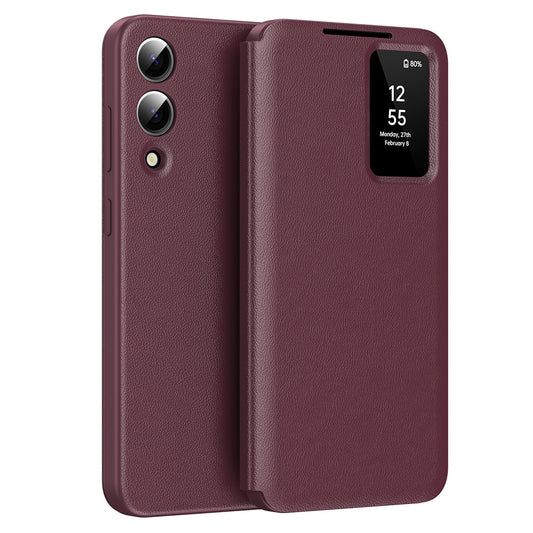 Θήκη για Samsung Galaxy S25 Edge S937, Techsuit, SmartView, Κόκκινο
