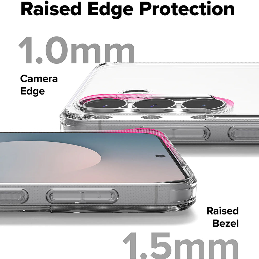 Θήκη για Samsung Galaxy S25 FE, Ringke, Fusion, Διαφανής