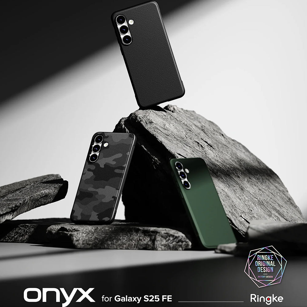 Θήκη για Samsung Galaxy S25 FE, Ringke, Onyx, Μαύρη