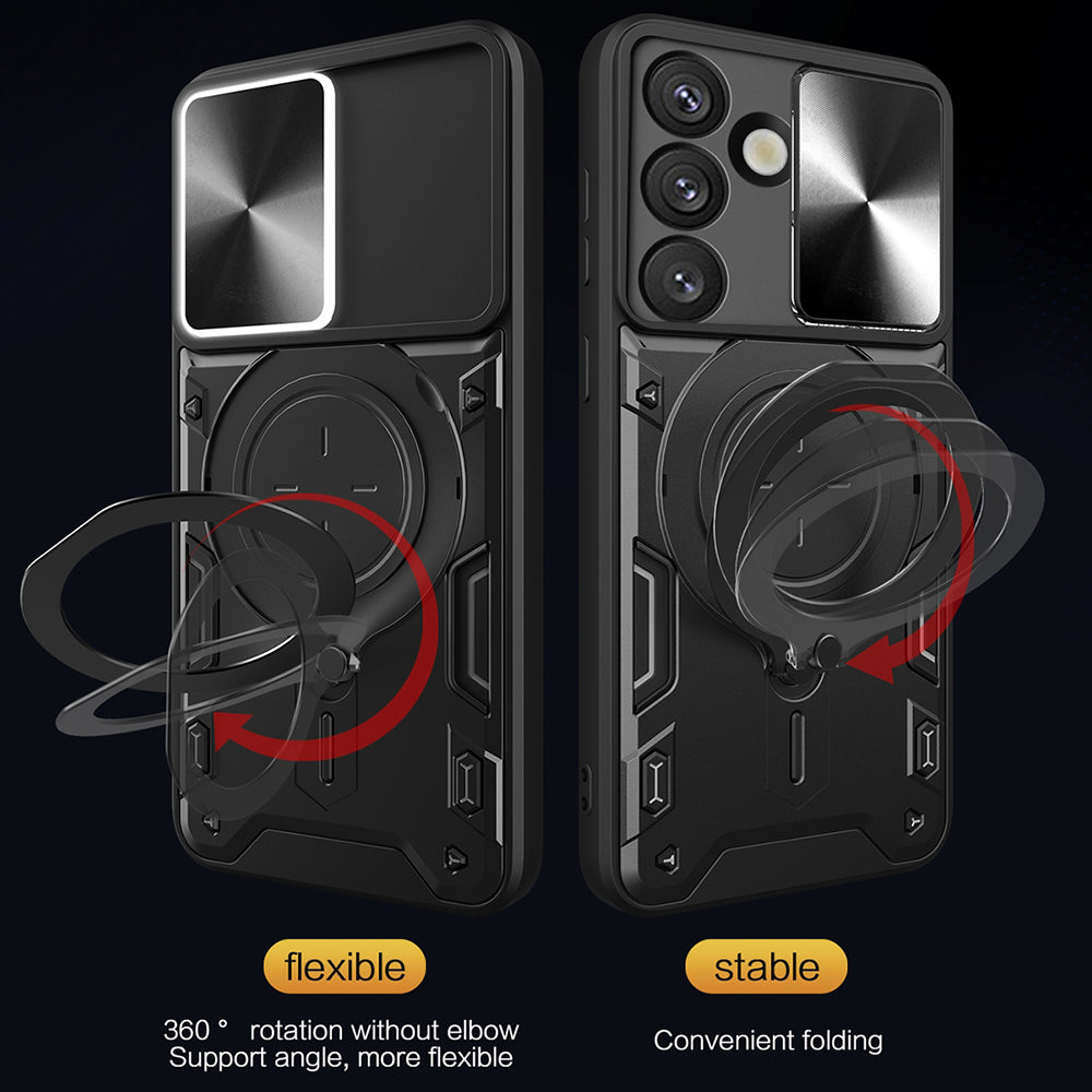 Θήκη για Samsung Galaxy S25 FE, Techsuit, CamGuard Pro, Μπλε