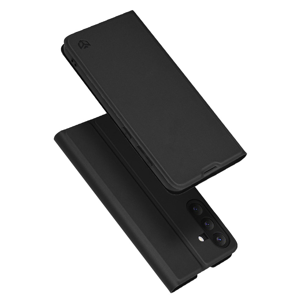Θήκη για Samsung Galaxy S25 FE, Techsuit, Magskin Book, Μαύρη