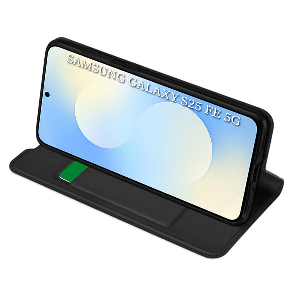 Θήκη για Samsung Galaxy S25 FE, Techsuit, Magskin Book, Μαύρη