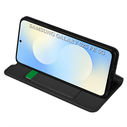 Θήκη για Samsung Galaxy S25 FE, Techsuit, Magskin Book, Μαύρη