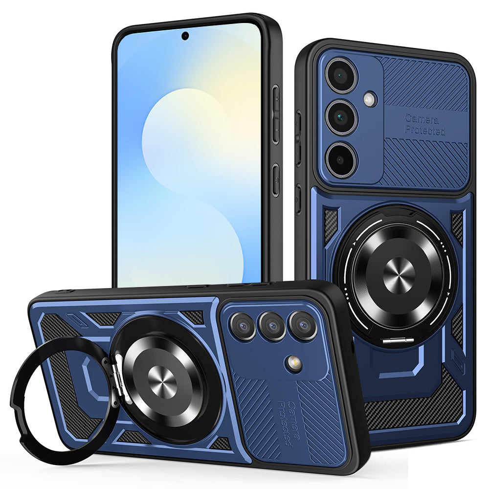 Θήκη για Samsung Galaxy S25 FE, Techsuit, RuggedCam, Μπλε