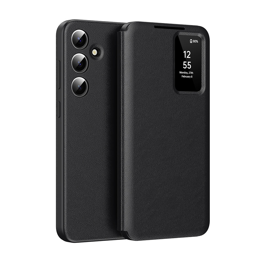 Θήκη για Samsung Galaxy S25 FE, Techsuit, SmartView, Μαύρο