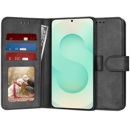 Θήκη για Samsung Galaxy S25+ S936, Techsuit, Diary Book, Μαύρη