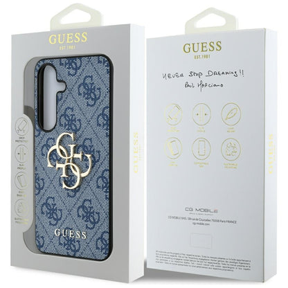 Θήκη για Samsung Galaxy S25 S931, Guess, 4G Big Logo, Μπλε