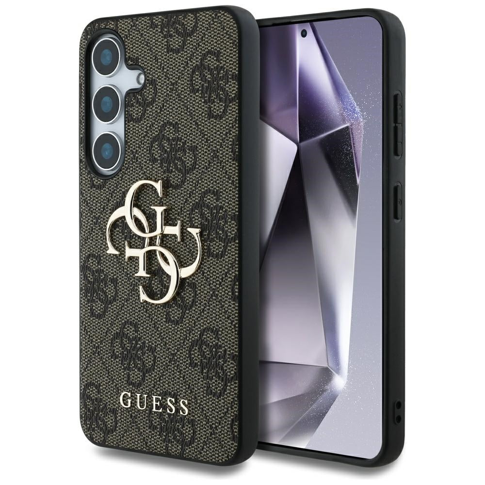 Θήκη για Samsung Galaxy S25 S931, Guess, 4G Big Logo, Καφέ