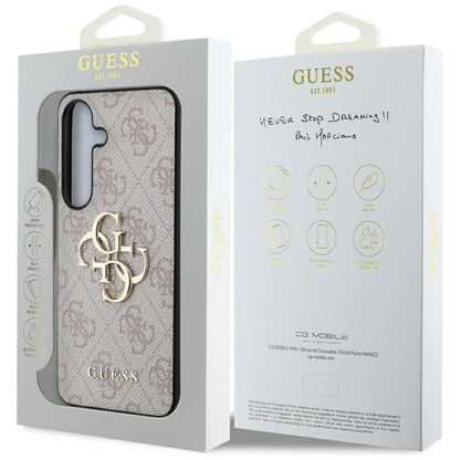 Θήκη για Samsung Galaxy S25 S931, Guess, 4G Big Logo, Ροζ